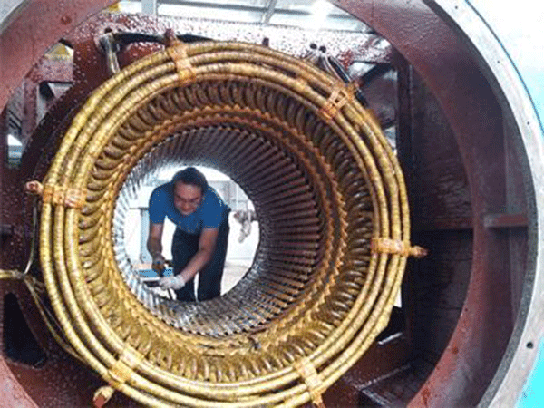 淺析西瑪交流高壓電機定子成型線圈試驗。